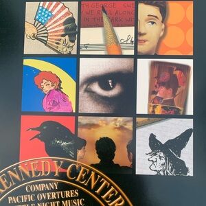 Sondheim Celebration at The Kennedy Center  Poster From Eight Plays.